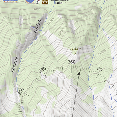 Apogee Mapping, Inc. Mount Yale, Colorado 7.5 Minute Topographic Map digital map