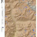 Apogee Mapping, Inc. North Palisade, California 7.5 Minute Topographic Map - Color Hillshade digital map