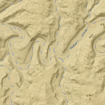 Apogee Mapping, Inc. North Six Shooter Peak, Utah 7.5 Minute Topographic Map - Color Hillshade digital map