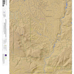 Oakbrush Hill, Colorado 7.5 Minute Topographic Map - Color Hillshade Preview 1