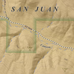 Oakbrush Hill, Colorado 7.5 Minute Topographic Map - Color Hillshade Preview 3