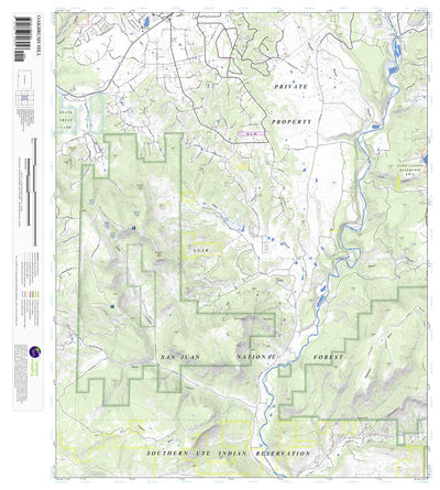Oakbrush Hill, Colorado 7.5 Minute Topographic Map Preview 1
