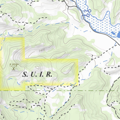 Oakbrush Hill, Colorado 7.5 Minute Topographic Map Preview 2