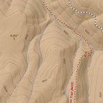 Apogee Mapping, Inc. Orphan Butte, Colorado 7.5 Minute Topographic Map - Color Hillshade digital map