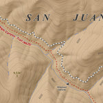 Apogee Mapping, Inc. Orphan Butte, Colorado 7.5 Minute Topographic Map - Color Hillshade digital map