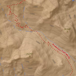 Pagosa Peak, Colorado 7.5 Minute Topographic Map - Color Hillshade Preview 3