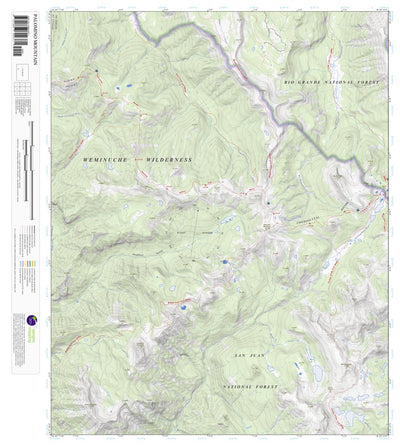 Apogee Mapping, Inc. Palomino Mountain, Colorado 7.5 Minute Topographic Map digital map