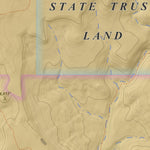 Apogee Mapping, Inc. Papoose Canyon, Utah 7.5 Minute Topographic Map - Color Hillshade digital map