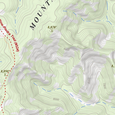 Pargin Mountain, Colorado 7.5 Minute Topographic Map Preview 2