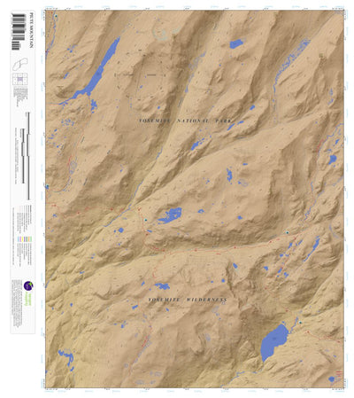 Apogee Mapping, Inc. Piute Mountain, California 7.5 Minute Topographic Map - Color Hillshade digital map