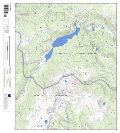 Apogee Mapping, Inc. Platoro, Colorado 7.5 Minute Topographic Map digital map