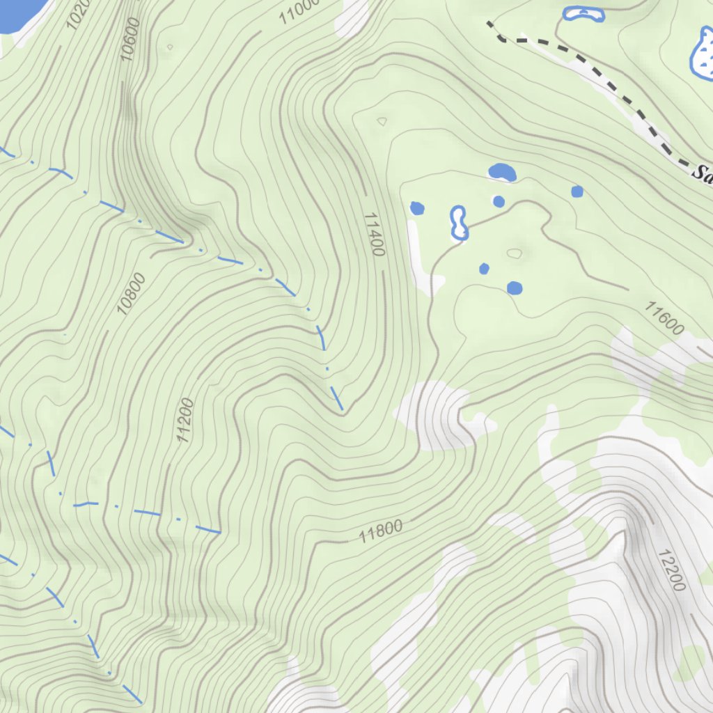 Platoro, Colorado 7.5 Minute Topographic Map by Apogee Mapping, Inc