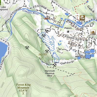 Apogee Mapping, Inc. Platoro, Colorado 7.5 Minute Topographic Map digital map