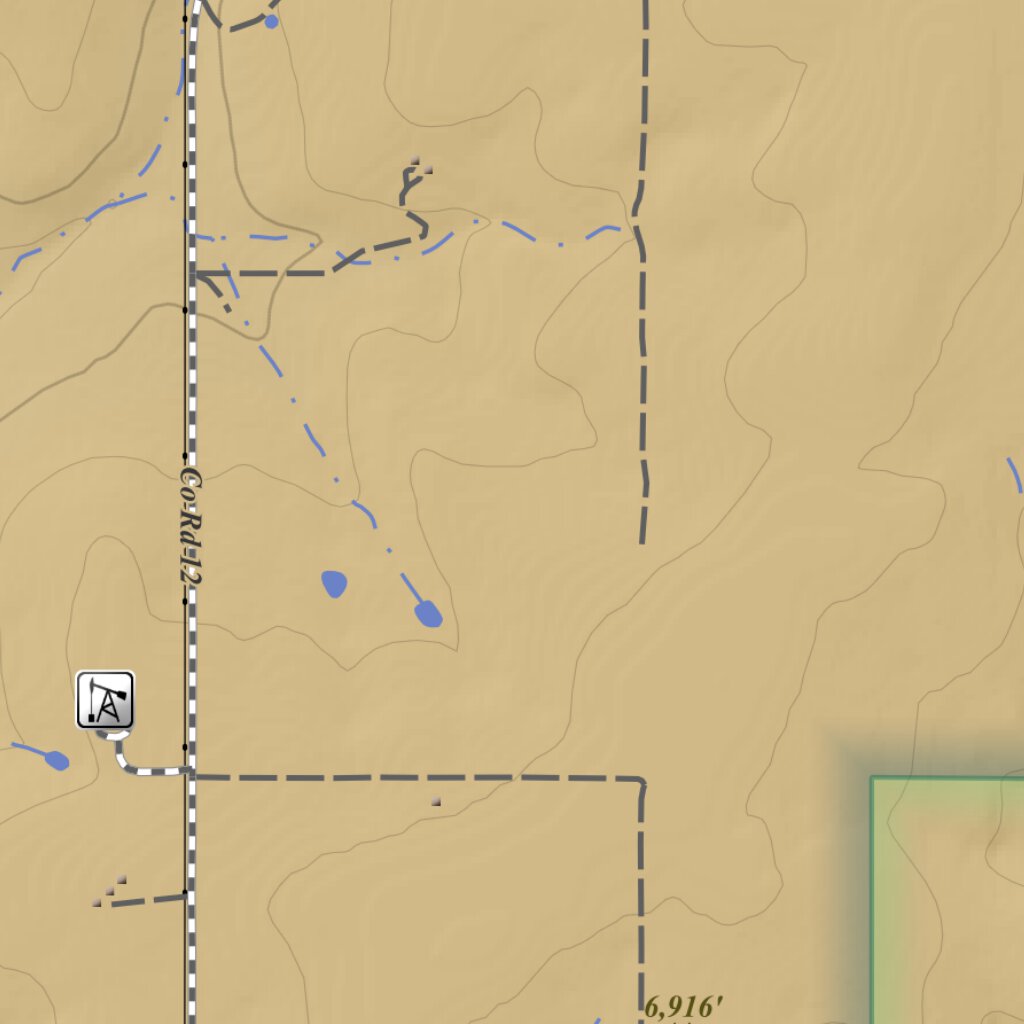 Pleasant View, Colorado 7.5 Minute Topographic Map Color Hillshade by