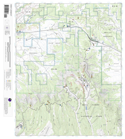 Apogee Mapping, Inc. Point Lookout, Colorado 7.5 Minute Topographic Map digital map