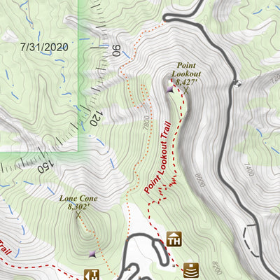 Apogee Mapping, Inc. Point Lookout, Colorado 7.5 Minute Topographic Map digital map