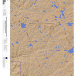 Apogee Mapping, Inc. Raid Lake, Wyoming 7.5 Minute Topographic Map - Color Hillshade digital map