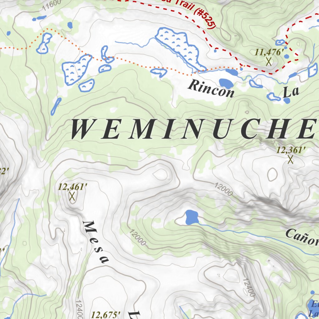 Rincon La Osa, Colorado 15 Minute Topographic Map by Apogee Mapping ...