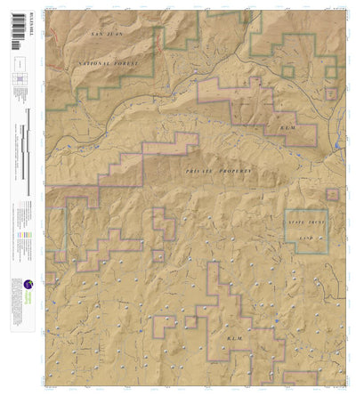 Rules Hill, Colorado 7.5 Minute Topographic Map - Color Hillshade Preview 1