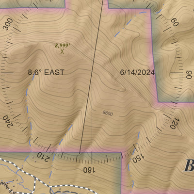 Rules Hill, Colorado 7.5 Minute Topographic Map - Color Hillshade Preview 3