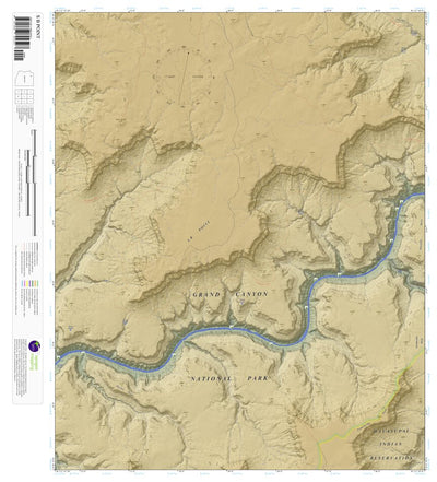 Apogee Mapping, Inc. S B Point, Arizona 7.5 Minute Topographic Map - Color Hillshade digital map