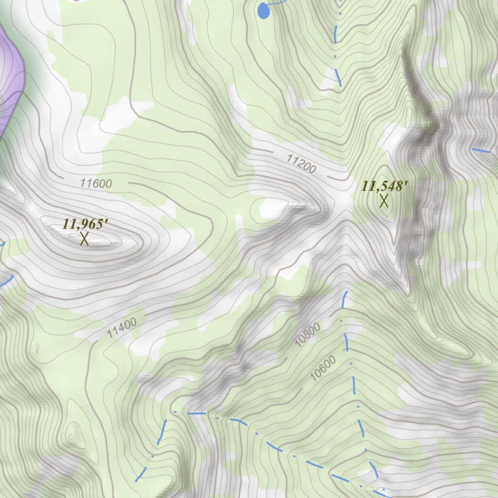 Saddle Ridge Map Saddle Mountain, Colorado 7.5 Minute Topographic Map by Apogee Mapping ...