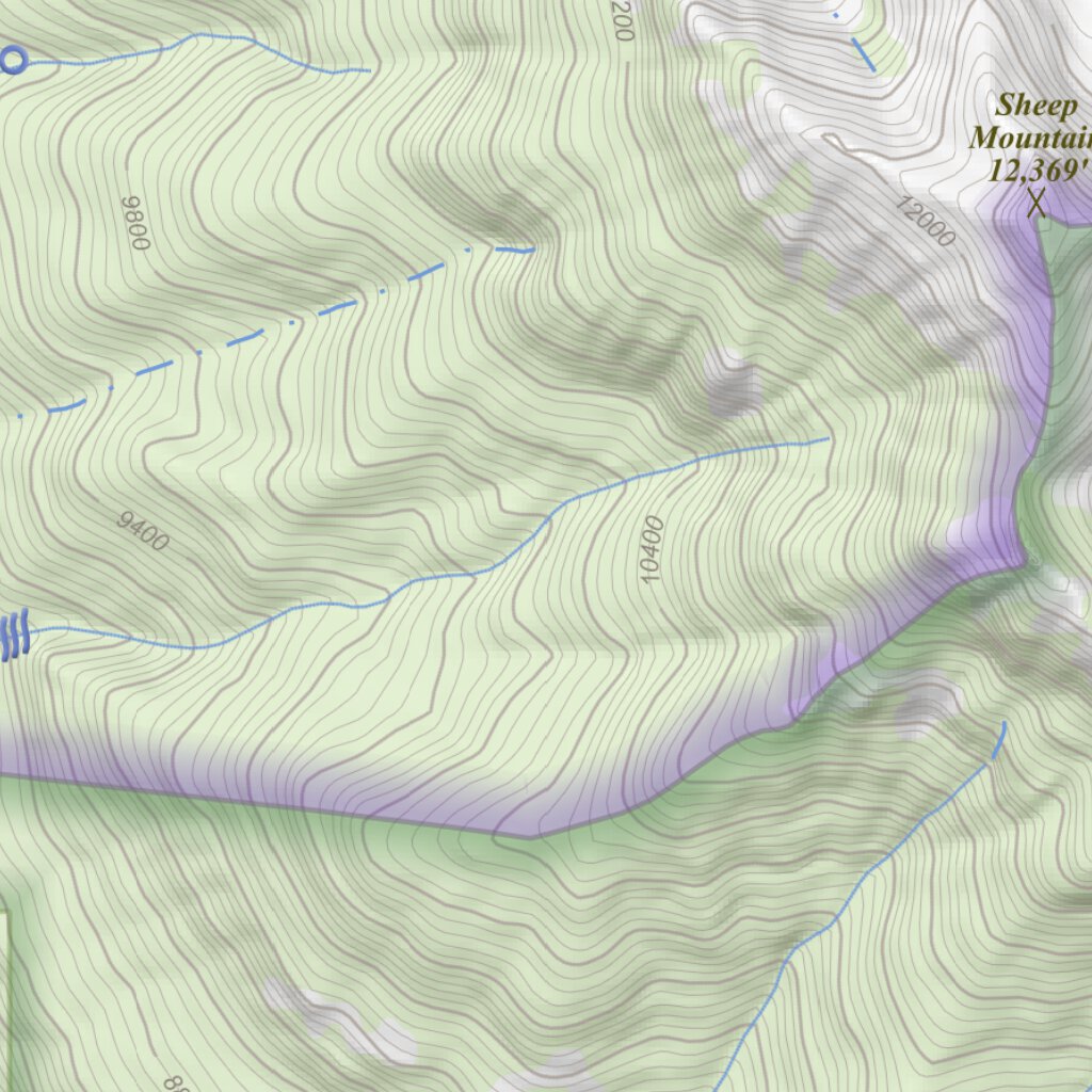 Saddle Ridge Map Saddle Mountain, Colorado 7.5 Minute Topographic Map by Apogee Mapping ...