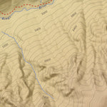 Apogee Mapping, Inc. Slide Bluffs, California 7.5 Minute Topographic Map - Color Hillshade digital map