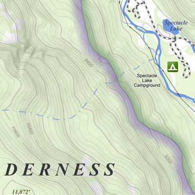 Apogee Mapping, Inc. Spectacle Lake, Colorado 7.5 Minute Topographic Map digital map