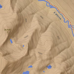 Apogee Mapping, Inc. Sphinx Lakes, California 7.5 Minute Topographic Map - Color Hillshade digital map