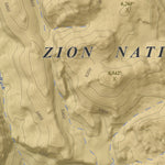 Apogee Mapping, Inc. Springdale East, Utah 7.5 Minute Topographic Map - Color Hillshade digital map