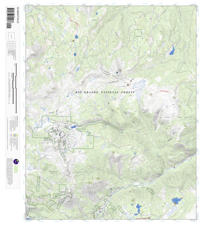 Apogee Mapping, Inc. Summitville, Colorado 7.5 Minute Topographic Map digital map