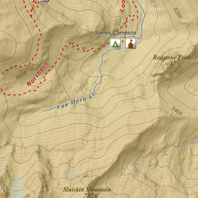 Apogee Mapping, Inc. Sunrise, Washington 7.5 Minute Topographic Map - Color Hillshade digital map