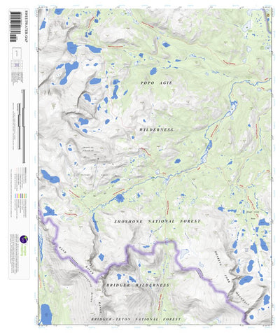 Apogee Mapping, Inc. Sweetwater Gap, Wyoming 7.5 Minute Topographic Map digital map