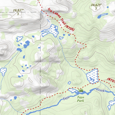 Apogee Mapping, Inc. Sweetwater Gap, Wyoming 7.5 Minute Topographic Map digital map