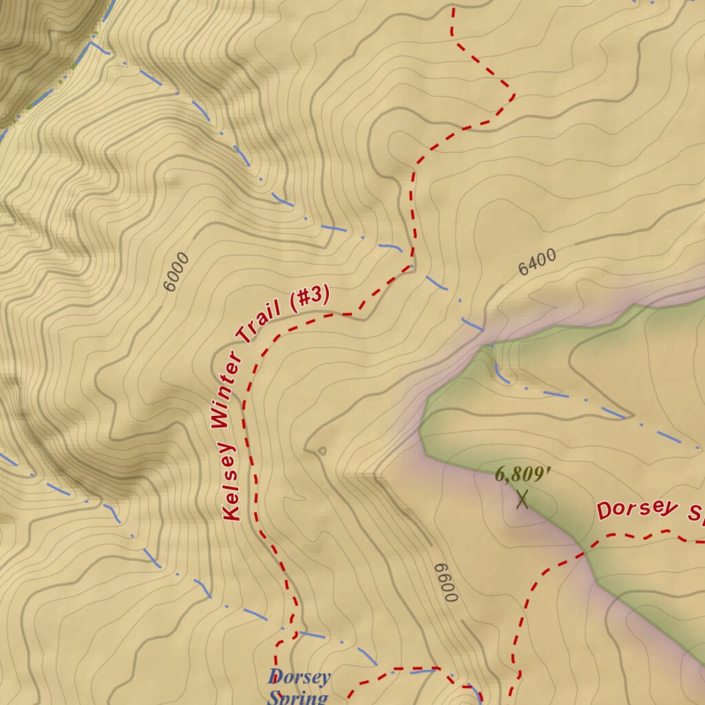 Sycamore Point, Arizona 7.5 Minute Topographic Map - Color Hillshade by ...