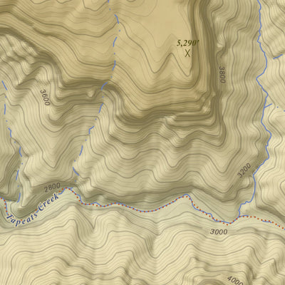 Apogee Mapping, Inc. Tapeats Amphitheater, Arizona 7.5 Minute Topographic Map - Color Hillshade digital map