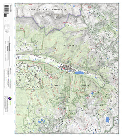 Apogee Mapping, Inc. Telluride, Colorado 7.5 Minute Topographic Map digital map