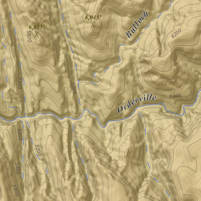 Apogee Mapping, Inc. Temple of Sinawava, Utah 7.5 Minute Topographic Map - Color Hillshade digital map