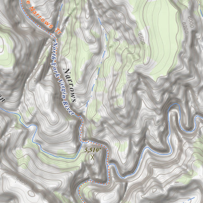 Apogee Mapping, Inc. Temple of Sinawava, Utah 7.5 Minute Topographic Map digital map