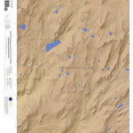 Apogee Mapping, Inc. Tenaya Lake, California 7.5 Minute Topographic Map - Color Hillshade digital map