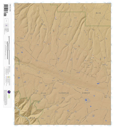 Apogee Mapping, Inc. The Glade, Colorado 7.5 Minute Topographic Map - Color Hillshade digital map