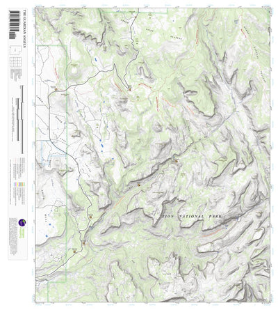 Apogee Mapping, Inc. The Guardian Angels, Utah 7.5 Minute Topographic Map digital map