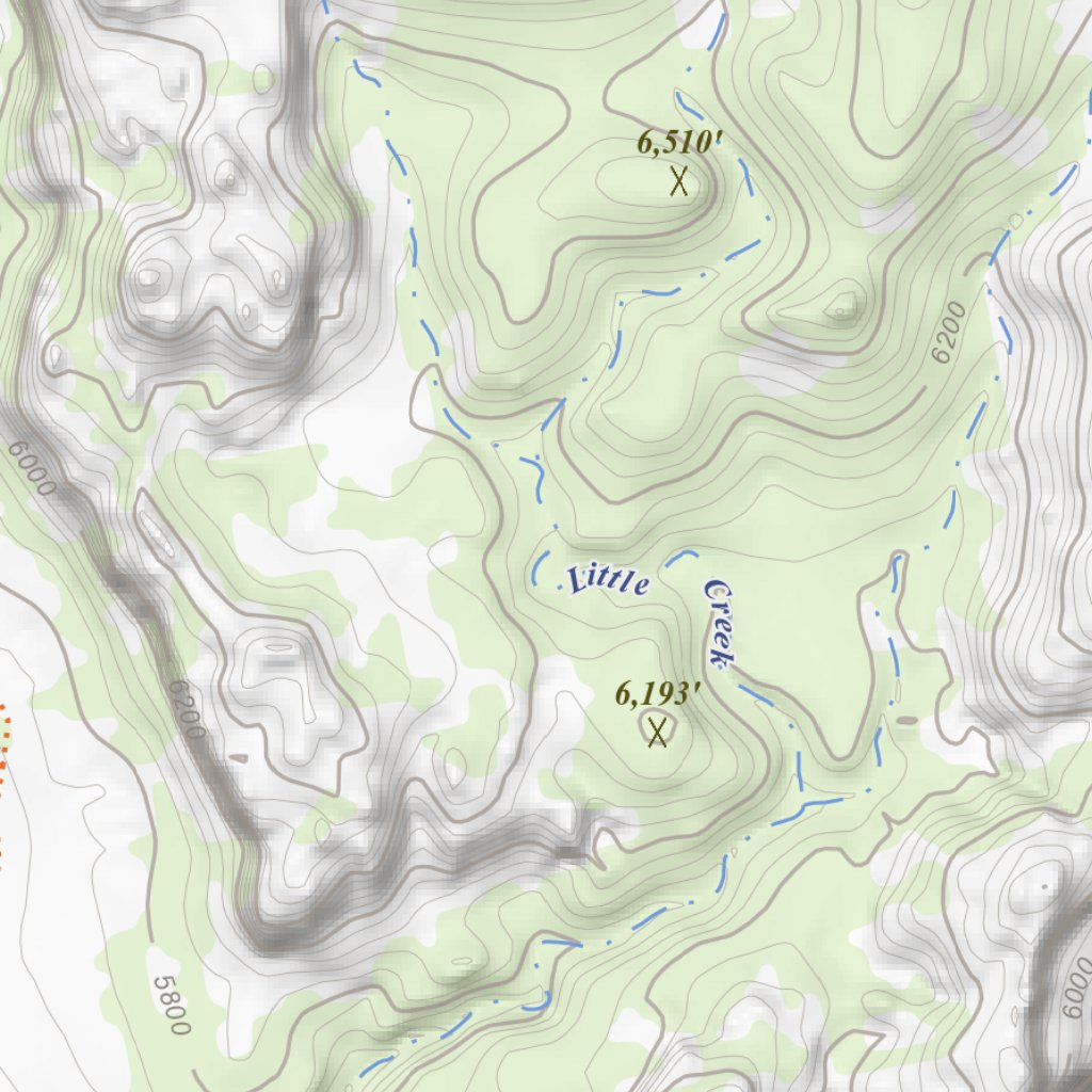 The Guardian Angels, Utah 7.5 Minute Topographic Map by Apogee Mapping