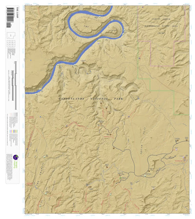 Apogee Mapping, Inc. The Loop, Utah 7.5 Minute Topographic Map - Color Hillshade digital map