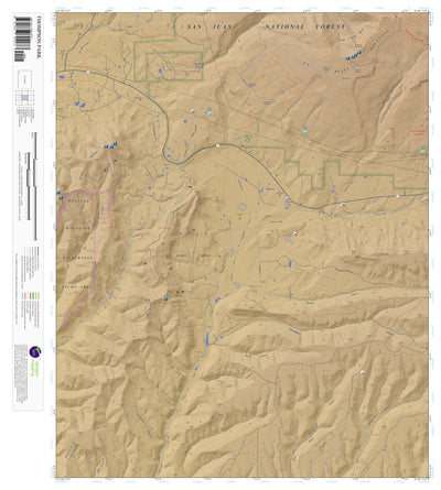 Apogee Mapping, Inc. Thompson Park, Colorado 7.5 Minute Topographic Map - Color Hillshade digital map