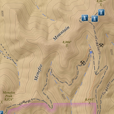 Apogee Mapping, Inc. Thompson Park, Colorado 7.5 Minute Topographic Map - Color Hillshade digital map