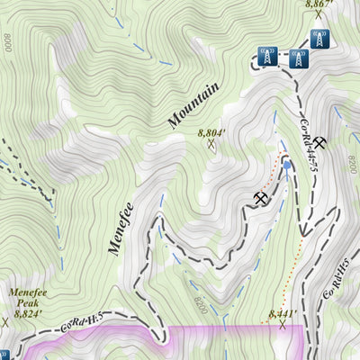 Apogee Mapping, Inc. Thompson Park, Colorado 7.5 Minute Topographic Map digital map