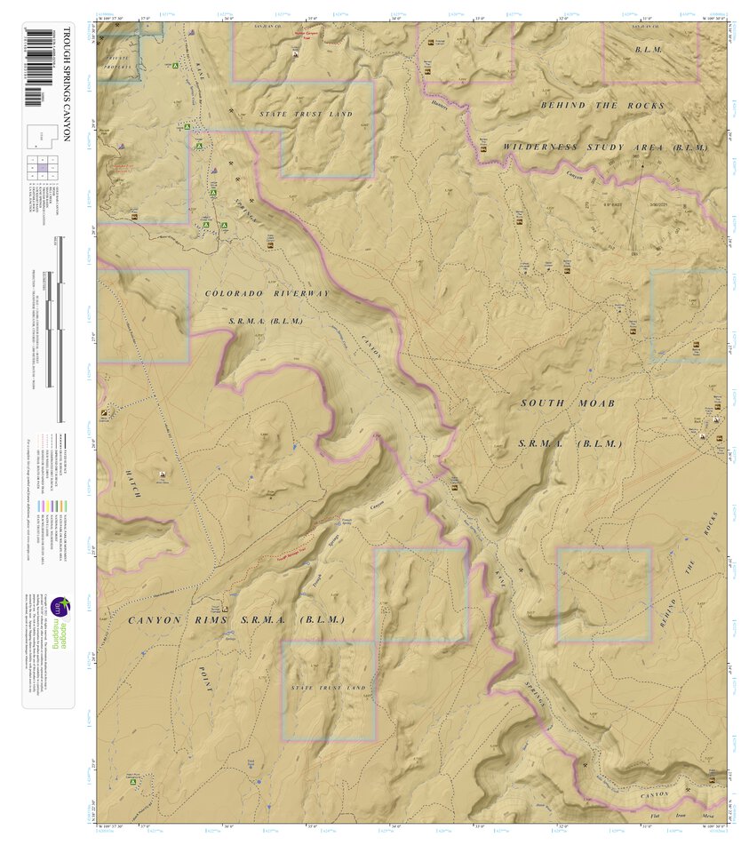 Trough Spring Trough Springs Canyon, Utah 7.5 Minute Topographic Map - Color ...