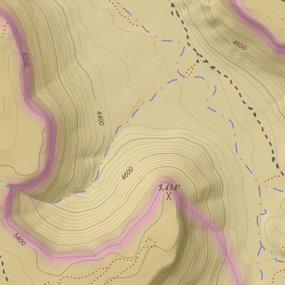 Apogee Mapping, Inc. Trough Springs Canyon, Utah 7.5 Minute Topographic Map - Color Hillshade digital map